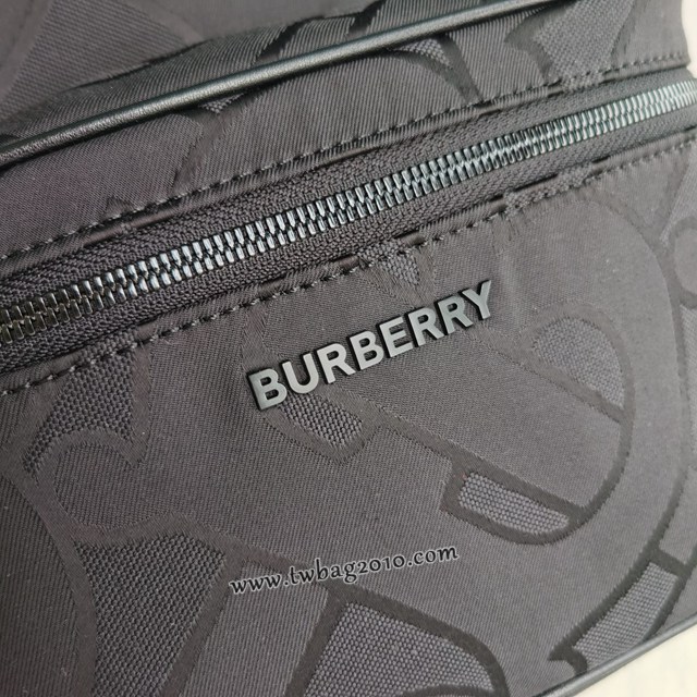Burberry專門店新款男士後背包 巴寶莉經典皮革裝飾雙肩包 yxb1457